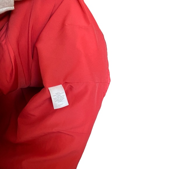 J. Jill Red Down Filled Winter Puffer Jacket Womens Medium Petite - Picture 5 of 5